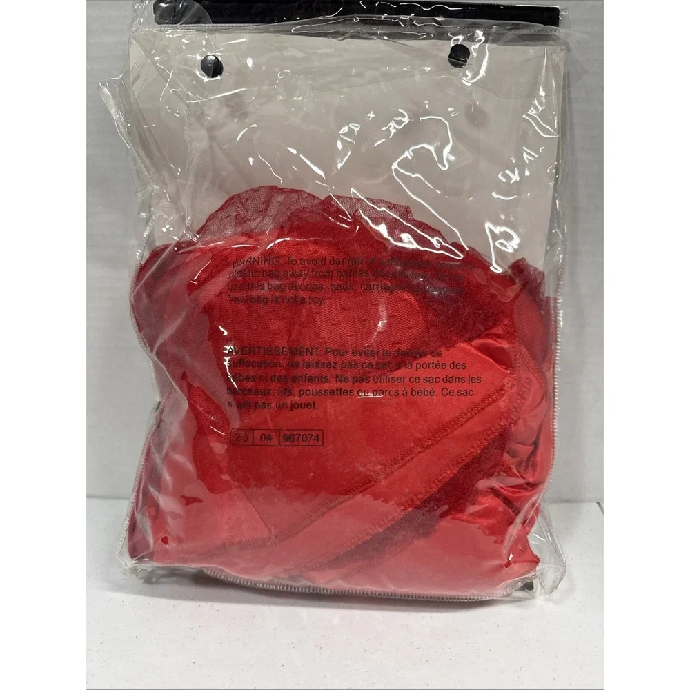 Spirit  Beetlejuice, Lydia Bride Costume, Women, Red Small 4-6 Dress Veil